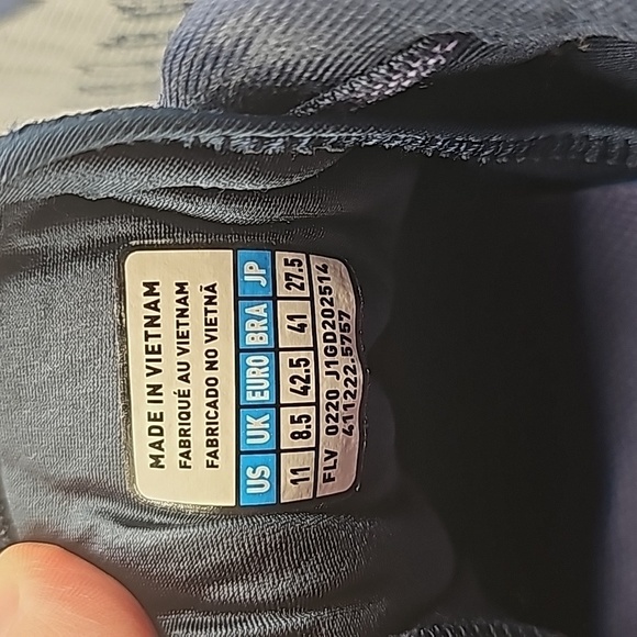 MIZUNO Wave Sky 4 Waveknit Enerzy XPOP Womens Size 11 Shoes Gray Blue - Picture 9 of 9